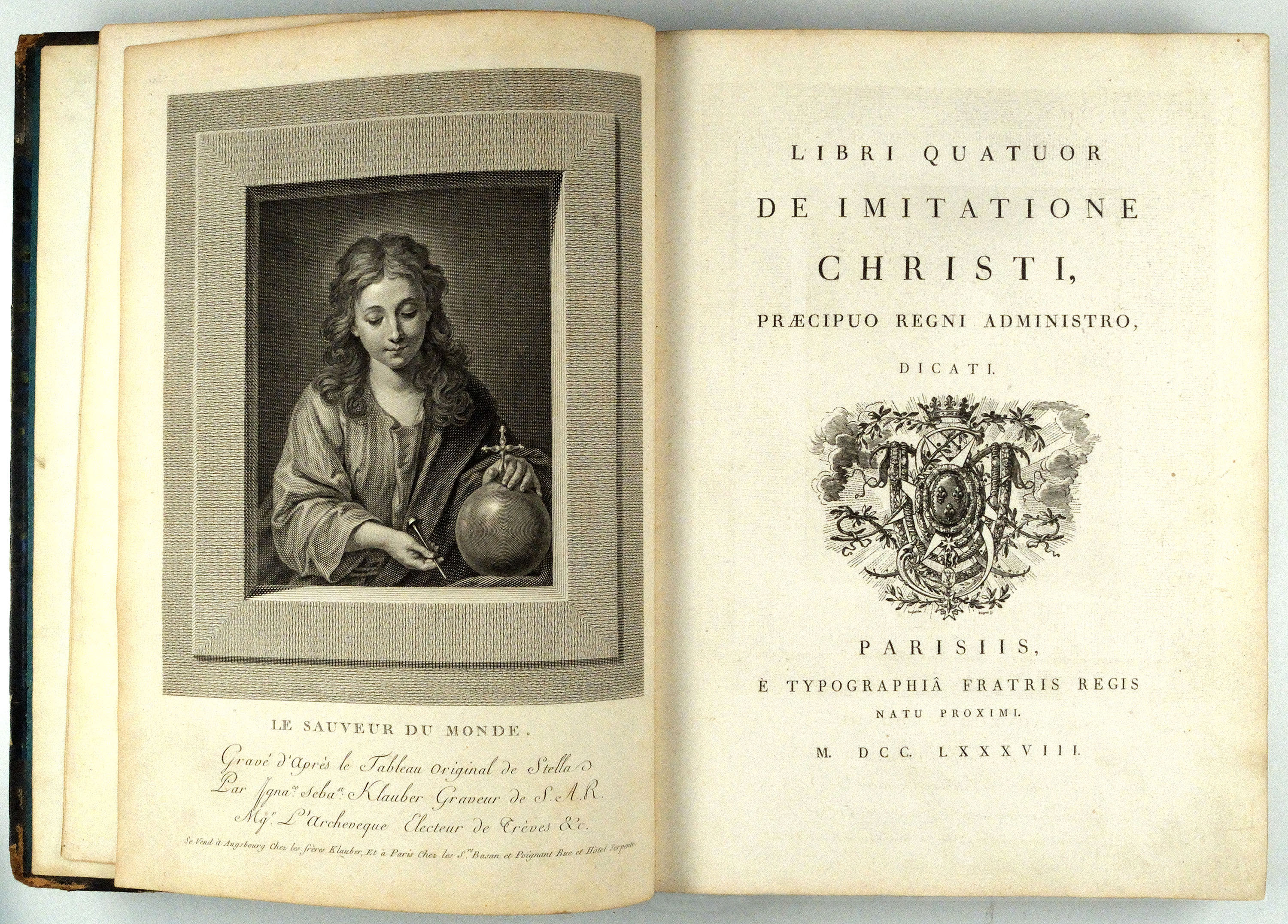 Bridwell Library&rsquo;s 1788 edition of Thomas &agrave; Kempis&rsquo; Libri quatuor De imitatione Christi (The Imitation of Christ)